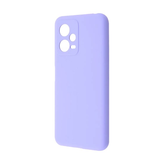 Capa de Silicone com Moldura de Câmera para Xiaomi Redmi Note 12 5g/Poco X5 Roxo